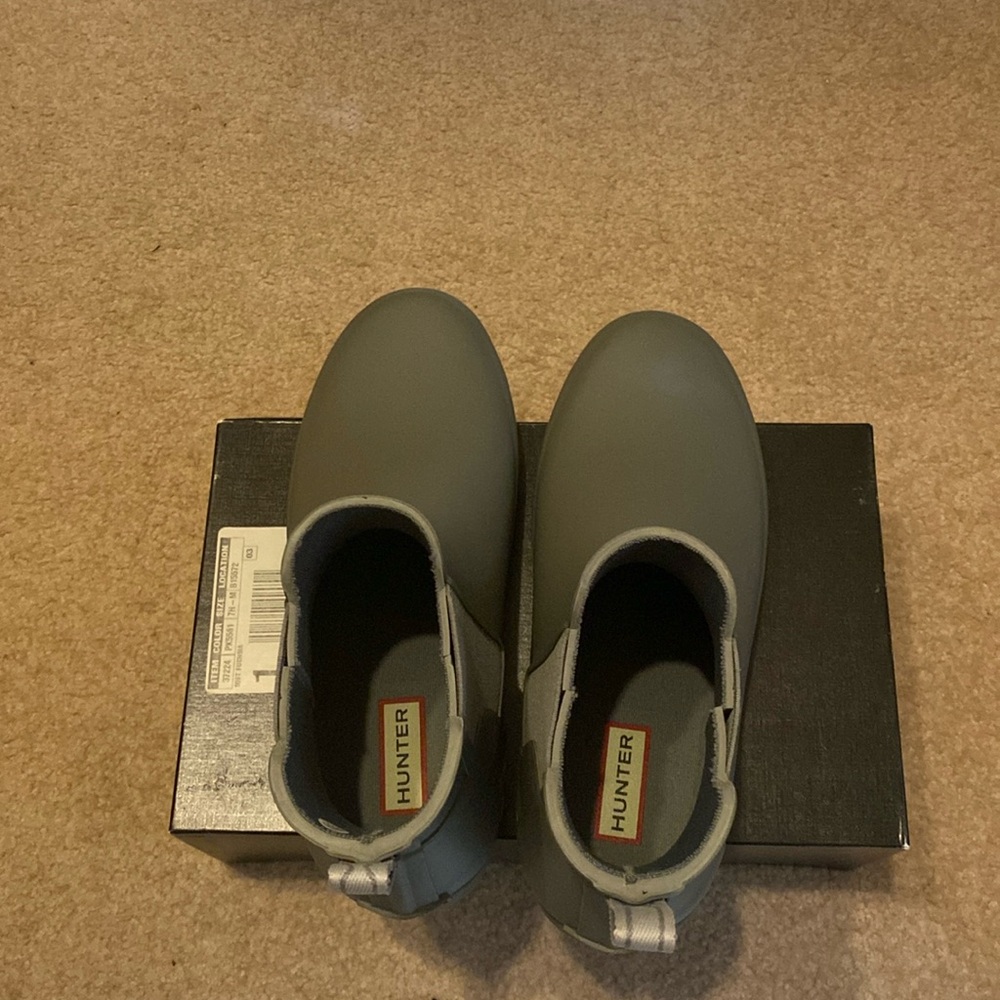 Hunter low ankle raining boots